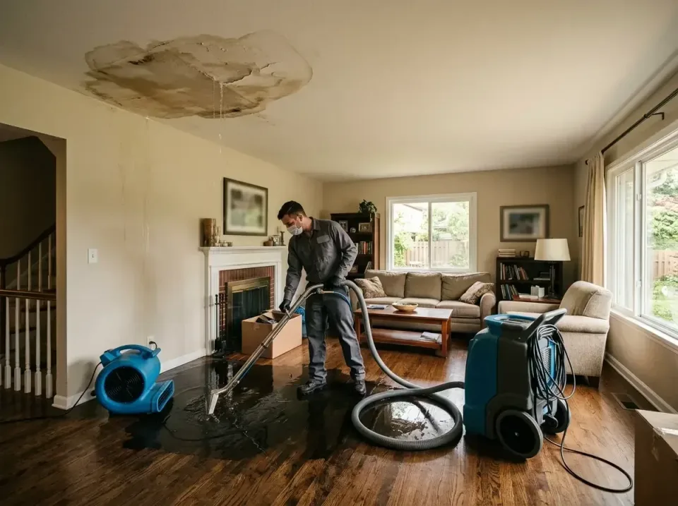 attic-pipe-burst-ceiling-drip-008 — frequently asked questions, Water Damage Restoration & Carpet Care in Bonner Springs, KS